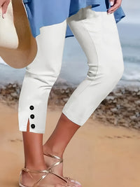Clara Polished Stretch Capri