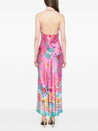 Chain Detail Slip Midi Dress