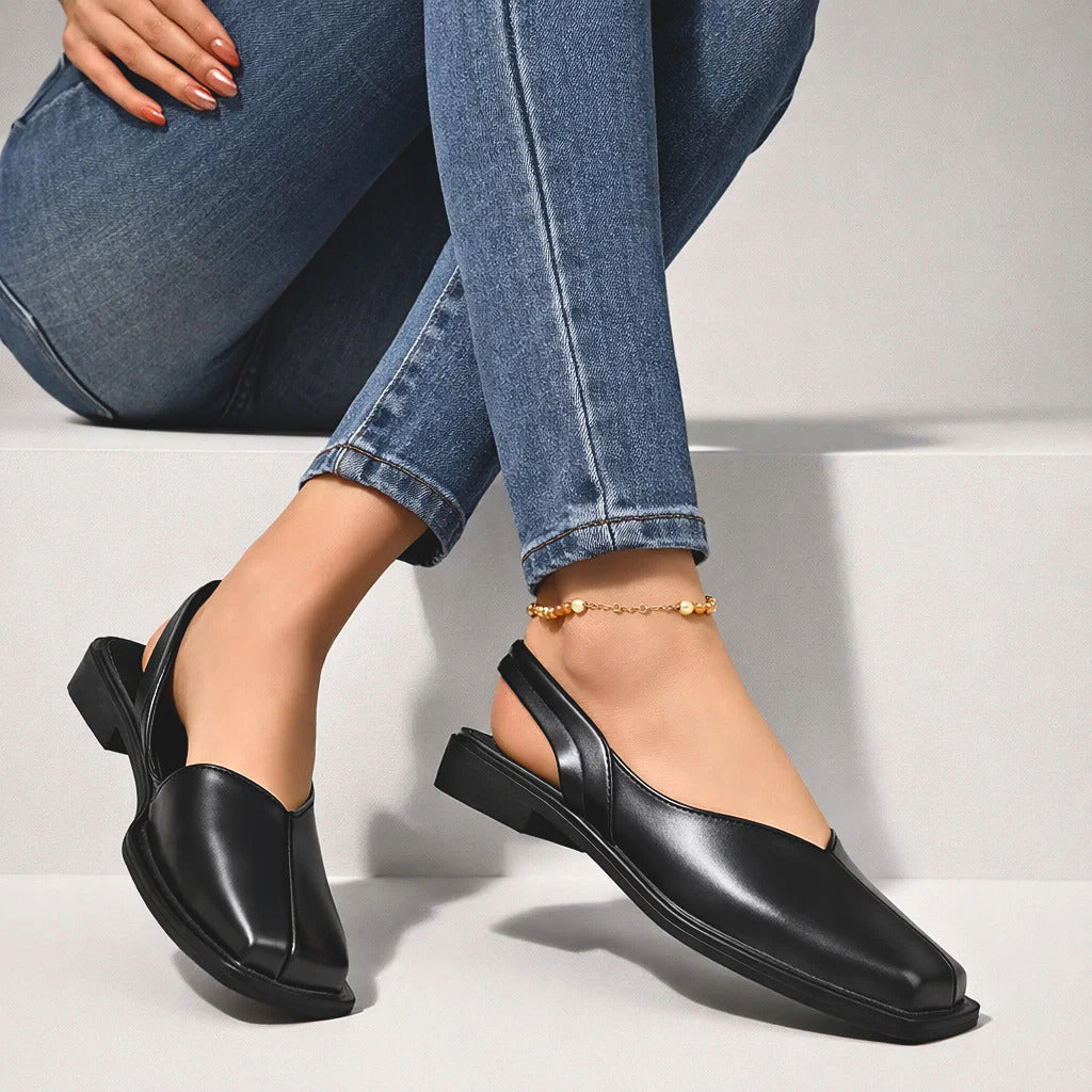 Mayfair Square-Toe Flats