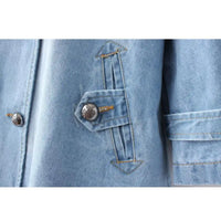 Everyday Denim Cape Coat